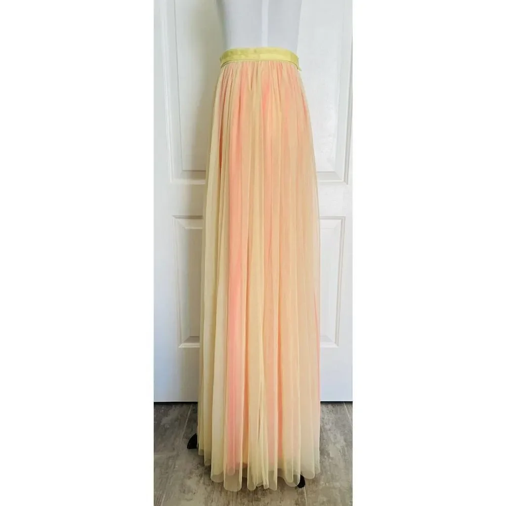 NEEDLE & THREAD Tulle Maxi Skirt Anthropologie BHLDN Wedding Formal Designer 6
